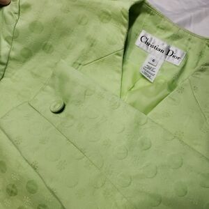 Christian Dior Vintage Light Green Blazer